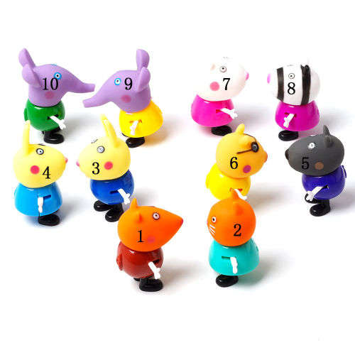 10pc Peppa Pig Friends Toys  childrens gift