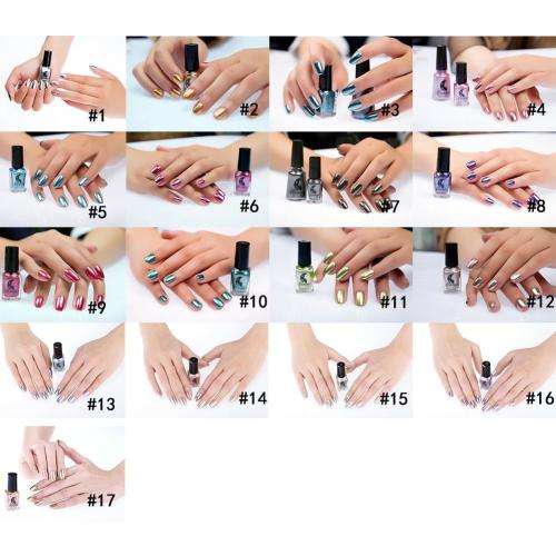 Metallic Mirror Nail Polish Sexy Color Nail Polish -17 colours to choose