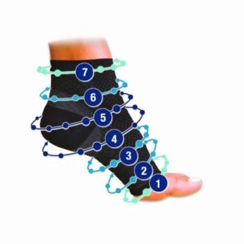 1 Pair Foot Sport Ankle Anti Fatigue Plantar Fasciitis Sore HeelCompression Swelling Relief Socks