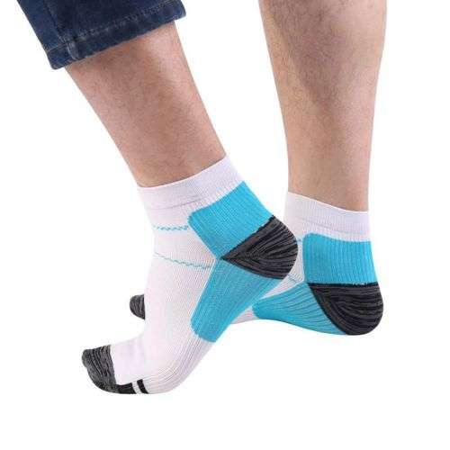 1 PAIR Miracle Foot Compression Sock Anti-Fatigue Plantar Fasciitis Heel Spurs Pain For Men&Women