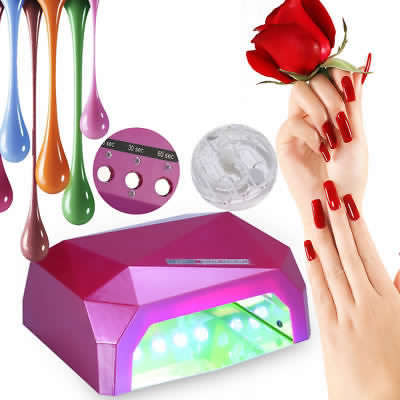 LED 36W Nail Professional Diamond Curing Lamp Machine For UV Gel Nail Polish