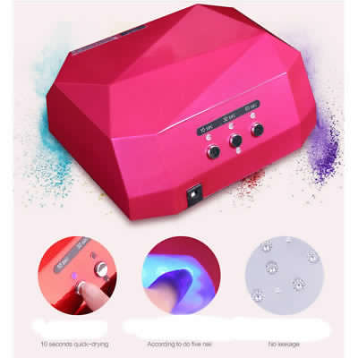 LED 36W Nail Professional Diamond Curing Lamp Machine For UV Gel Nail Polish