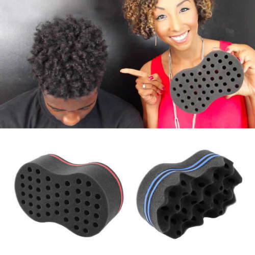 Magic Twist Hair Brush Wave Sponge for Dreads Afro Locs Twist Curls Coil Tools