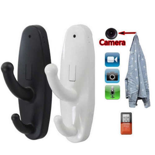 NANNY CAM / CLOTHES HOOK SPY CAMERA- HIDDEN CAMERA