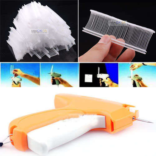 *LOCAL STOCK* Clothing Pricing Tag Machine Price Label Tagging Gun + FREE 1000pcs 1" Barbs/FASTNERS
