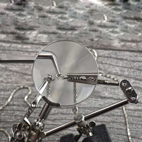 Pro Soldering Iron Stand Electronics/Jewelry Helping Hand Magnifying Set