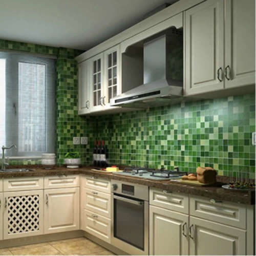 Mosaic Foil 45x200cm Self-Adhensive Anti Oil/Waterproof Kitchen Wall Paper Sticker