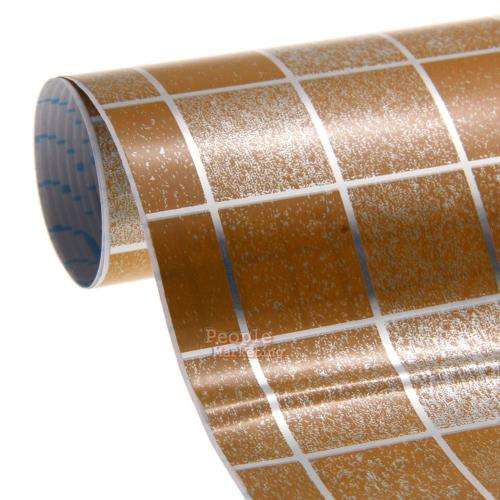 Mosaic Foil 45x200cm Self-Adhensive Anti Oil/Waterproof Kitchen Wall Paper Sticker