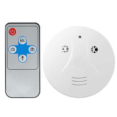Smoke Detector Hidden Spy Wifi Camera + Remote SD Card Recorder  WiFi