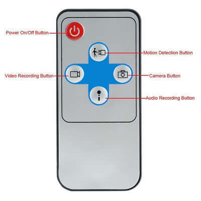 Smoke Detector Hidden Spy Wifi Camera + Remote SD Card Recorder  WiFi