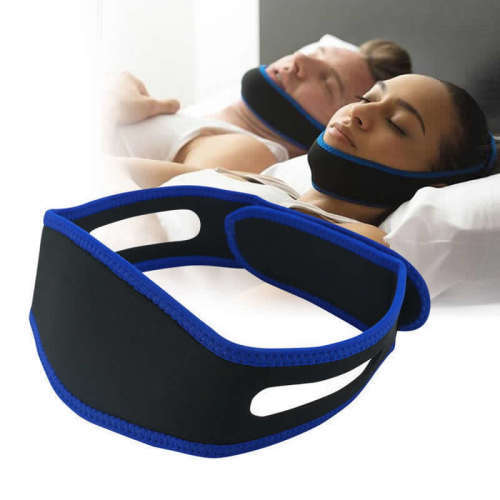 Anti Snoring Snore Stopper Chin Jaw Strap Supporter Sleep Improving Belt Brace
