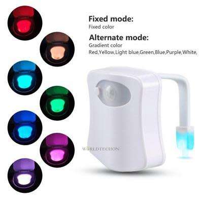 LED Motion Sensor Toilet Night Light