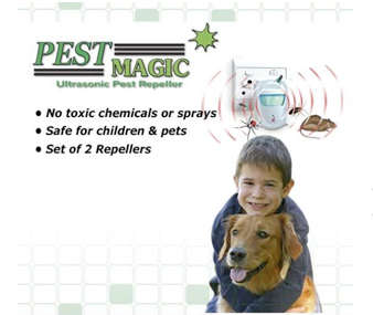 2PC Pest magic - Ultra Sonic  Pest  Repellent