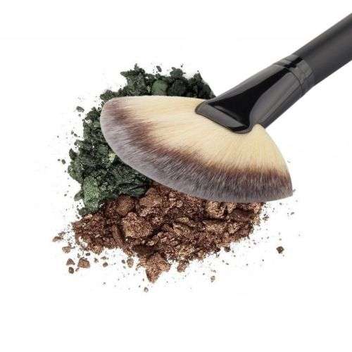 Large Fan Hair Blush /Highlighter/Face Powder /Soft Foundation Cosmetic Brush