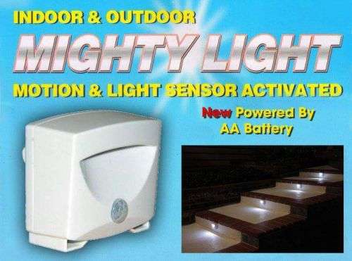 Might Light Outdoor/ Indoor Motion & Light Sensor Activated