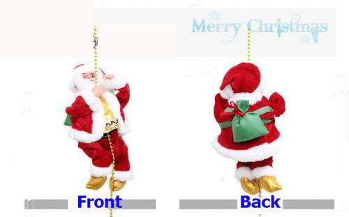 Climbing /Dancing Musical Santa Toy - Great Xmas Gift