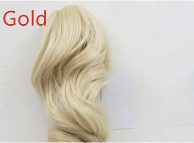 PONYTAIL CLAW CLIP HAIR EXTENSION/PIECE WAVY CURLS