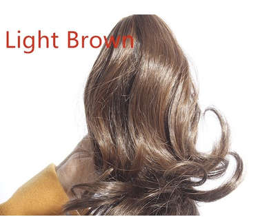 PONYTAIL CLAW CLIP HAIR EXTENSION/PIECE WAVY CURLS