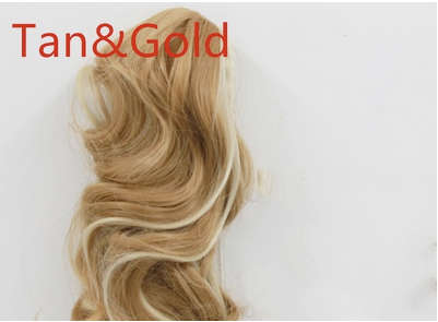 PONYTAIL CLAW CLIP HAIR EXTENSION/PIECE WAVY CURLS