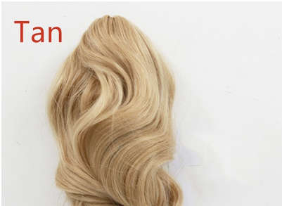 PONYTAIL CLAW CLIP HAIR EXTENSION/PIECE WAVY CURLS
