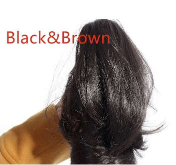 PONYTAIL CLAW CLIP HAIR EXTENSION/PIECE WAVY CURLS