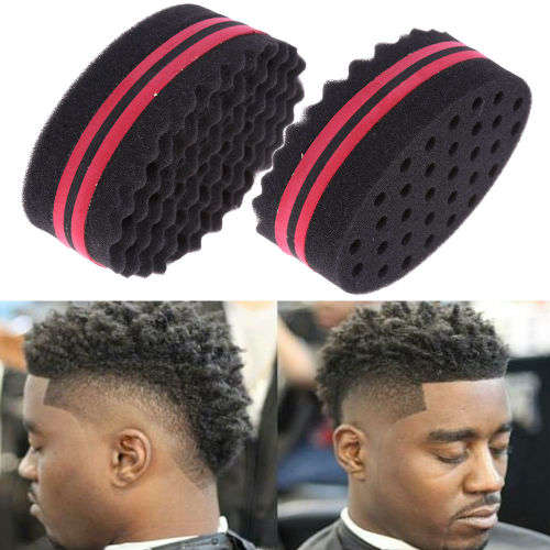2pc Magic Twist Hair Brush Wave Sponge for Dreads Afro Locs Twist Curls Coil Tools
