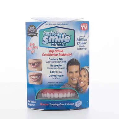 Perfect Smile Top Teeth - Press on Veneers Covers