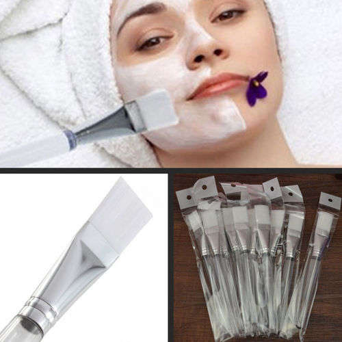 Facial Mask Flat Brush Eye Mud Treatment Soft Brush Home Use Salon Cosmetic