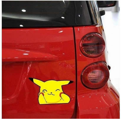 1PC PIKACU POKEMON CAR STICKER DECAL