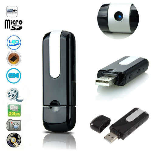 USB Spy Camera Camcorder Mini Hidden DV DVR Motion Activated Detection