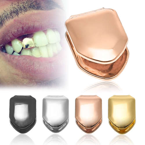 *LOCAL STOCK* 14k Gold Plated Single Tooth Cap Grillz Hip Hop Teeth GRILLZ CAP ONLY - UNISEX
