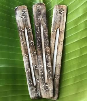 20pc Incense - Frankincense + FREE Wooden Incense Burner