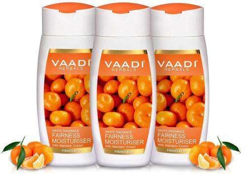 Organic Fairness Moisturiser with Mandarin Extract  -Vitamin C- Lightens Skin Tone