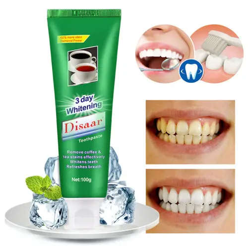 DISAAR 3 DAY WHITENING HERBAL TOOTHPASTE **LOCAL STOCK**