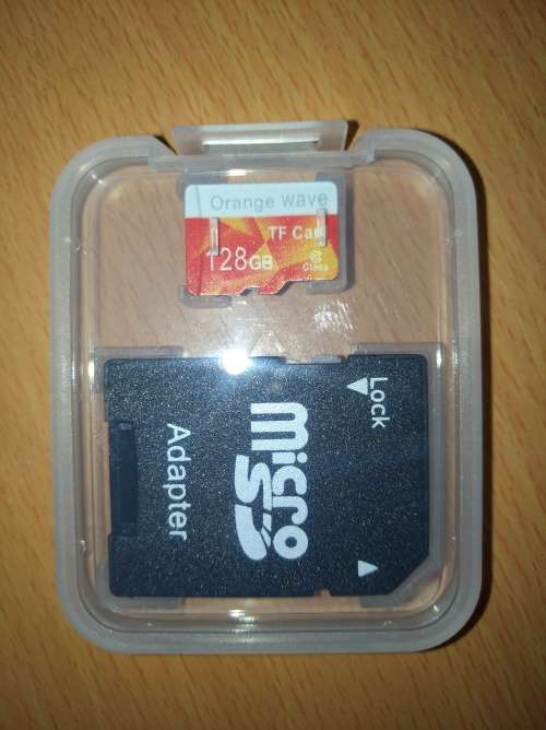 128GB ORANGE WAVE TF MEMORY CARD