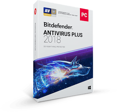 Bitdefender Antivirus PLUS 2018: 1 year, 5 Device.