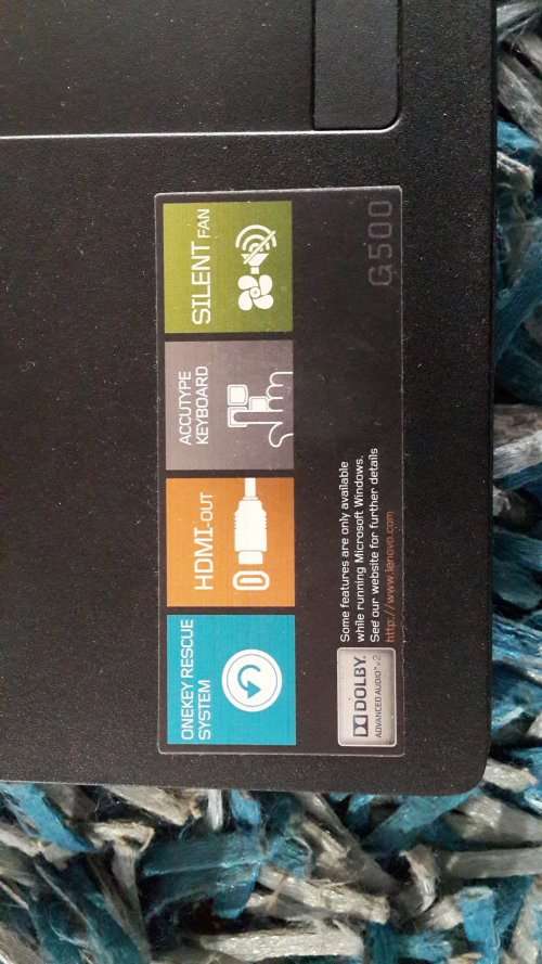 Lenovo G500 Core i3 Black - (Company Laptop) Stopped Working - Great For Spares / or Fix and re-sell