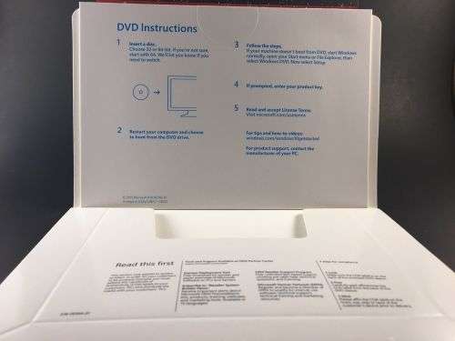 Microsoft Windows 10 Professional PRO 64 Bit FULL Version DVD Sealed Brand New