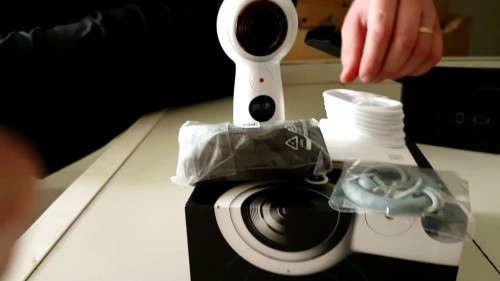 Samsung Gear 360  (2017 Edition) Spherical Cam 360 degree 4K Camera