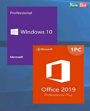 Microsoft Windows 10 Pro + Microsoft Office 2019 Pro Plus + Antivirus **Back2Vasity special