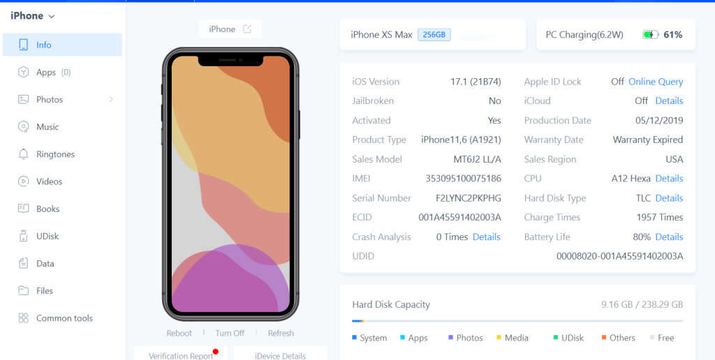 Iphone XS Max Clean Condition