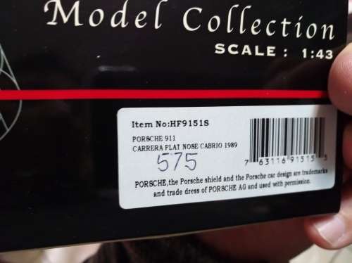 Porsche 911 Carrera Flat Nose Cabrio 1989