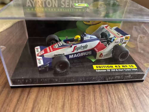 Minichamps 1:43 ayrton senna toleman tg 183 B-HART turbo 1984 f1 car metal