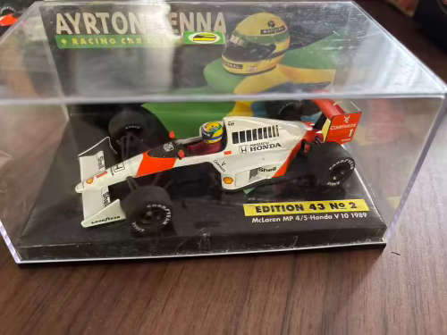 MINICHAMPS 1:43 AYRTON SENNA MCLAREN MP4/5 HONDA V 10 1989 F1 DIECAST CAR