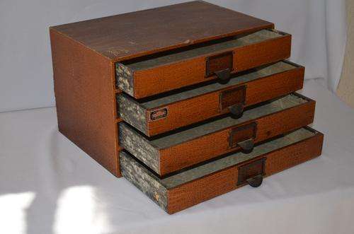 VINTAGE OFFICE EQUIPMENT FILING DRAWERS - PIONEER