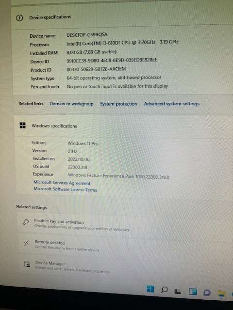 Lenovo M710q thinkcentre i3