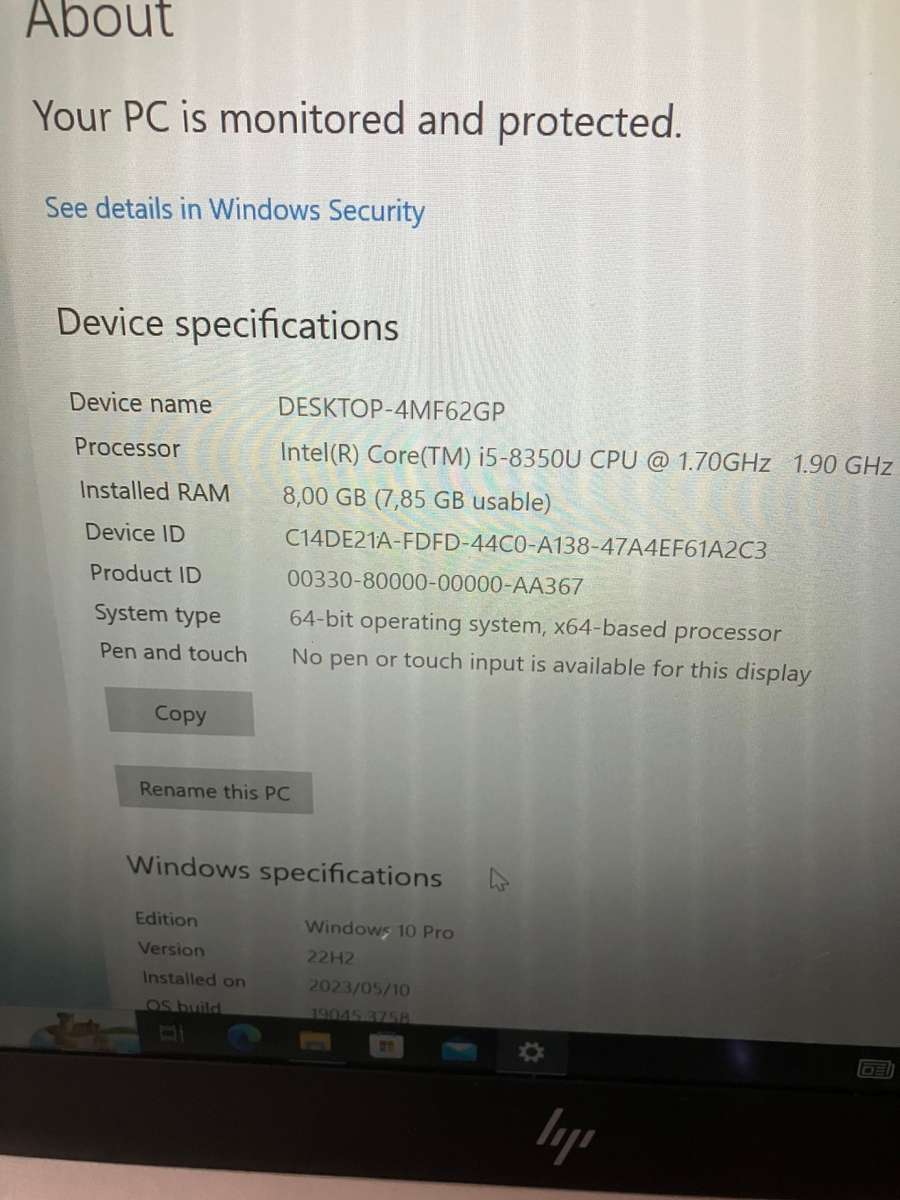 HP Elitebook 840 G5 i5