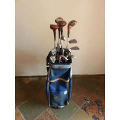 Golf bag and clubs for beginner