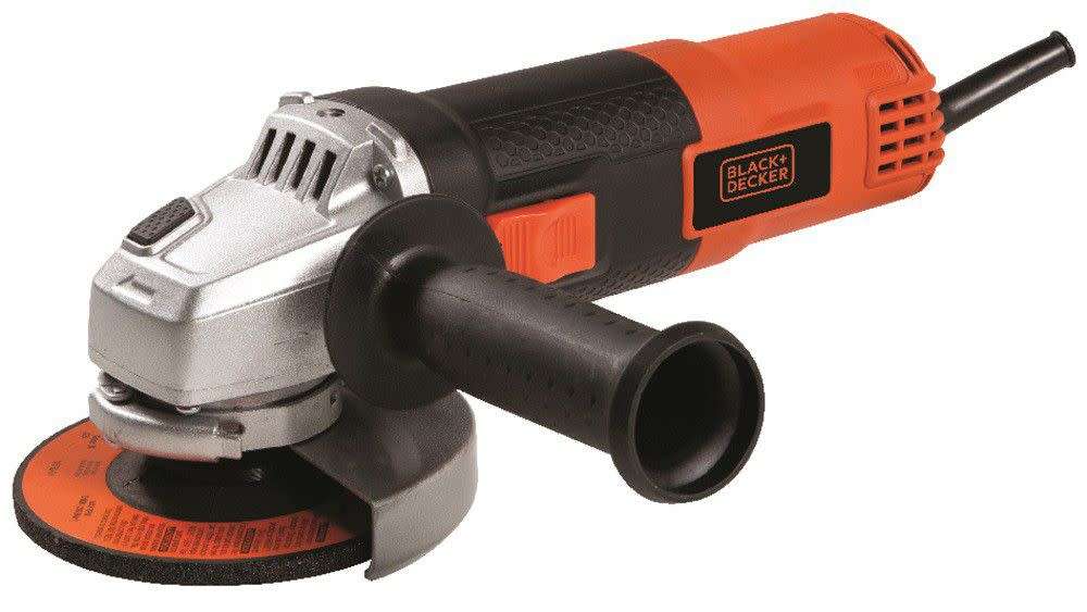 BLACK+DECKER - 820W Small Angle Grinder - 115mm