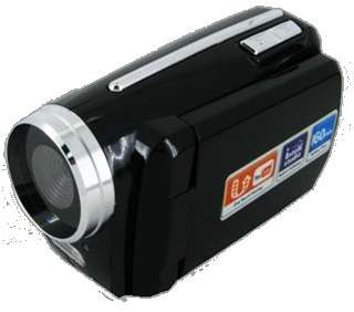 12Mp Max Mini Digital Video Camera with 4 x Digital Zoom, 1.8 inch screen (Black)